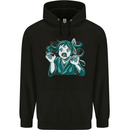 A Gothic Zombie Teddy Bear Halloween Childrens Kids Hoodie Black