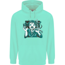 A Gothic Zombie Teddy Bear Halloween Childrens Kids Hoodie Peppermint