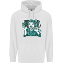 A Gothic Zombie Teddy Bear Halloween Childrens Kids Hoodie White