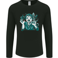 A Gothic Zombie Teddy Bear Halloween Mens Long Sleeve T-Shirt Black