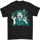 A Gothic Zombie Teddy Bear Halloween Mens T-Shirt 100% Cotton Black