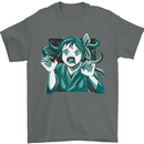 A Gothic Zombie Teddy Bear Halloween Mens T-Shirt 100% Cotton Charcoal