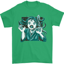 A Gothic Zombie Teddy Bear Halloween Mens T-Shirt 100% Cotton Irish Green