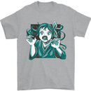 A Gothic Zombie Teddy Bear Halloween Mens T-Shirt 100% Cotton Sports Grey