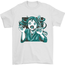 A Gothic Zombie Teddy Bear Halloween Mens T-Shirt 100% Cotton White