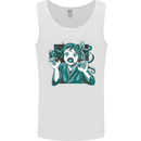 A Gothic Zombie Teddy Bear Halloween Mens Vest Tank Top White