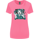 A Gothic Zombie Teddy Bear Halloween Womens Wider Cut T-Shirt Azalea