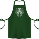 A Great Dane Dog Cotton Apron 100% Organic Forest Green