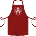 A Great Dane Dog Cotton Apron 100% Organic Maroon