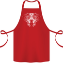 A Great Dane Dog Cotton Apron 100% Organic Red
