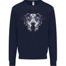 A Great Dane Dog Kids Sweatshirt Jumper Navy Blue