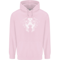 A Great Dane Dog Mens 80% Cotton Hoodie Light Pink
