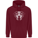 A Great Dane Dog Mens 80% Cotton Hoodie Maroon
