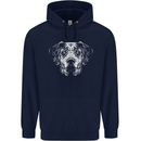 A Great Dane Dog Mens 80% Cotton Hoodie Navy Blue