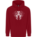 A Great Dane Dog Mens 80% Cotton Hoodie Red