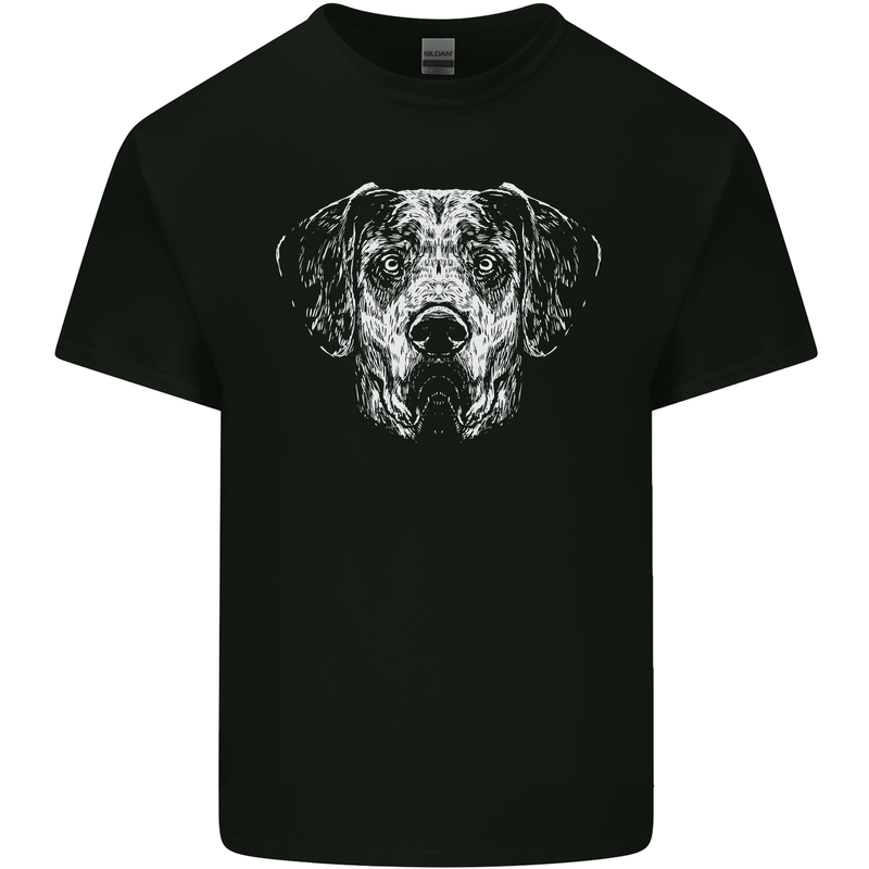 A Great Dane Dog Mens Cotton T-Shirt Tee Top Black