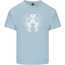 A Great Dane Dog Mens Cotton T-Shirt Tee Top Light Blue