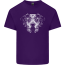 A Great Dane Dog Mens Cotton T-Shirt Tee Top Purple