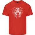 A Great Dane Dog Mens Cotton T-Shirt Tee Top Red