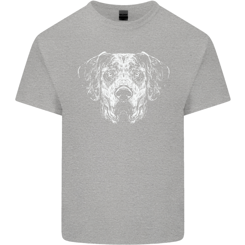 A Great Dane Dog Mens Cotton T-Shirt Tee Top Sports Grey