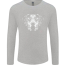A Great Dane Dog Mens Long Sleeve T-Shirt Sports Grey