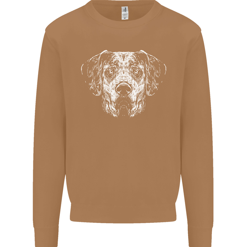 A Great Dane Dog Mens Sweatshirt Jumper Caramel Latte