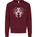 A Great Dane Dog Mens Sweatshirt Jumper Maroon