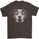 A Great Dane Dog Mens T-Shirt 100% Cotton Dark Chocolate
