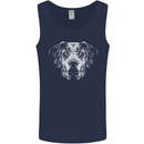 A Great Dane Dog Mens Vest Tank Top Navy Blue