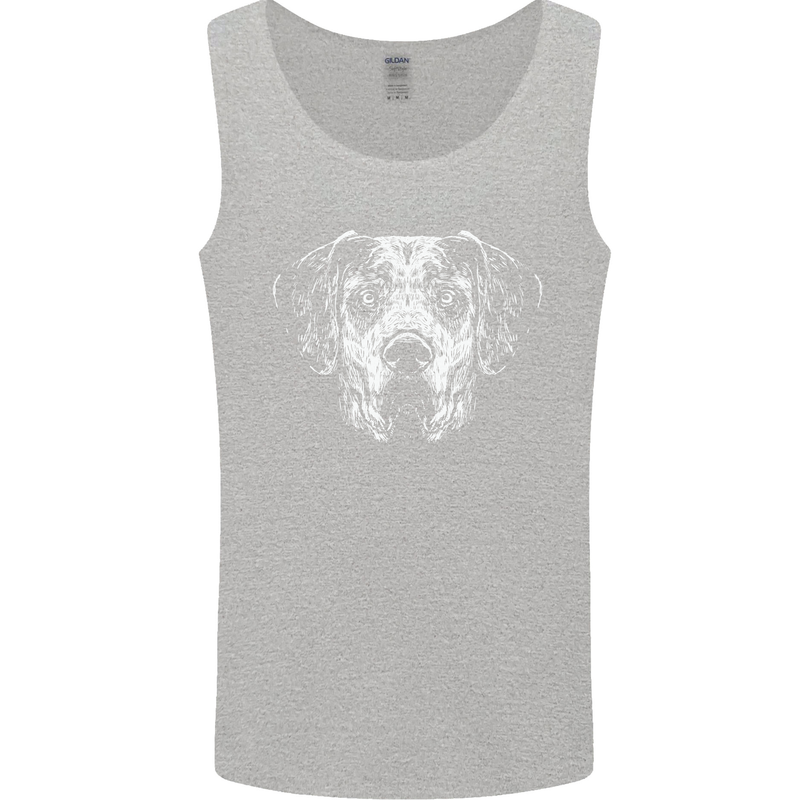 A Great Dane Dog Mens Vest Tank Top Sports Grey