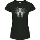 A Great Dane Dog Womens Petite Cut T-Shirt Black
