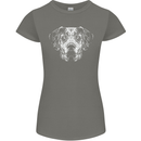 A Great Dane Dog Womens Petite Cut T-Shirt Charcoal