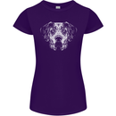 A Great Dane Dog Womens Petite Cut T-Shirt Purple
