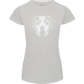 A Great Dane Dog Womens Petite Cut T-Shirt Sports Grey