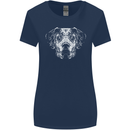 A Great Dane Dog Womens Wider Cut T-Shirt Navy Blue