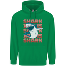 A Great White Shark Childrens Kids Hoodie Irish Green