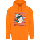 A Great White Shark Childrens Kids Hoodie Orange