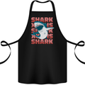 A Great White Shark Cotton Apron 100% Organic Black