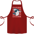 A Great White Shark Cotton Apron 100% Organic Maroon