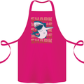 A Great White Shark Cotton Apron 100% Organic Pink