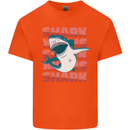 A Great White Shark Kids T-Shirt Childrens Orange