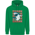 A Great White Shark Mens 80% Cotton Hoodie Irish Green