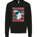 A Great White Shark Mens Sweatshirt Jumper Black