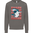 A Great White Shark Mens Sweatshirt Jumper Charcoal
