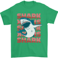 A Great White Shark Mens T-Shirt Cotton Gildan Irish Green