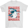A Great White Shark Mens T-Shirt Cotton Gildan White