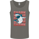 A Great White Shark Mens Vest Tank Top Charcoal