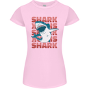 A Great White Shark Womens Petite Cut T-Shirt Light Pink