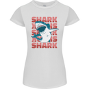 A Great White Shark Womens Petite Cut T-Shirt White