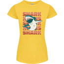 A Great White Shark Womens Petite Cut T-Shirt Yellow